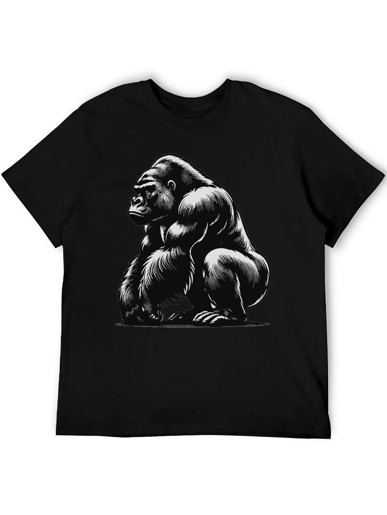 Gorilla Graphic Tee - Black T-Shirt
