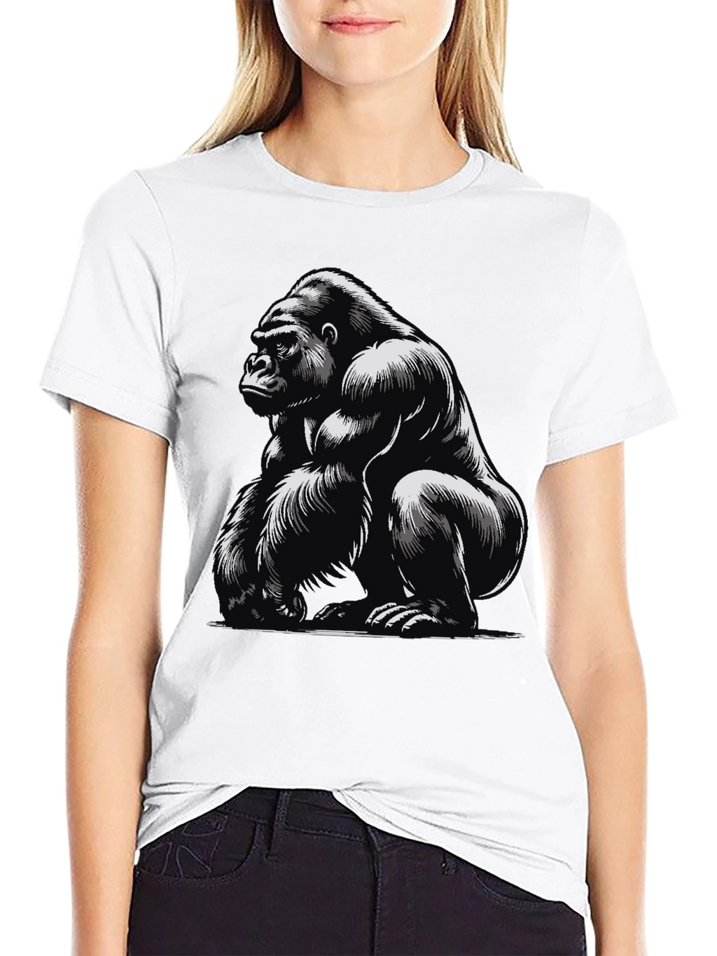 Gorilla Graphic Tee - Black T-Shirt