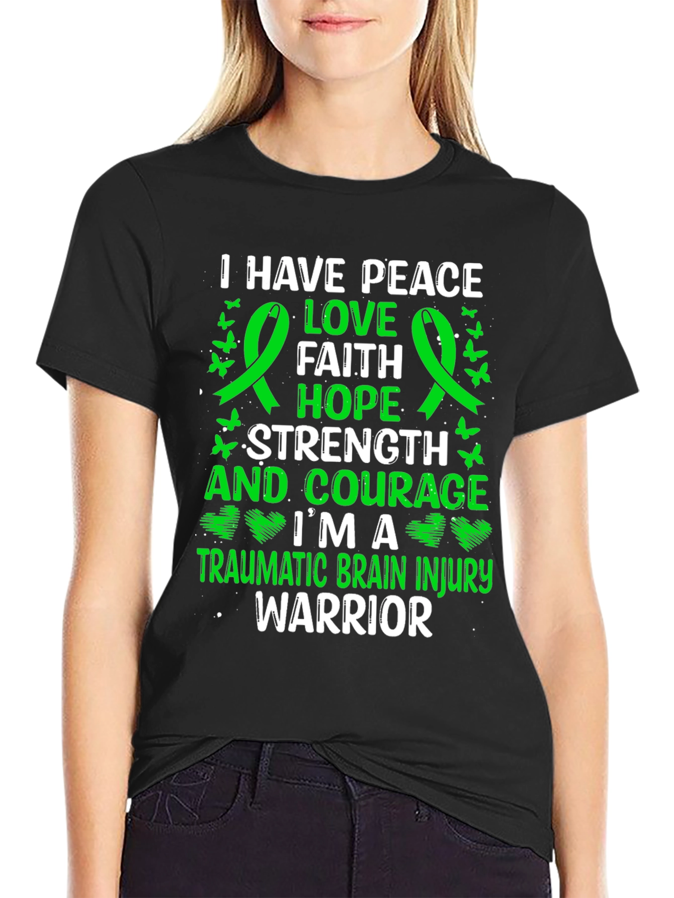 Traumatic Brain Injury Warrior T-Shirt