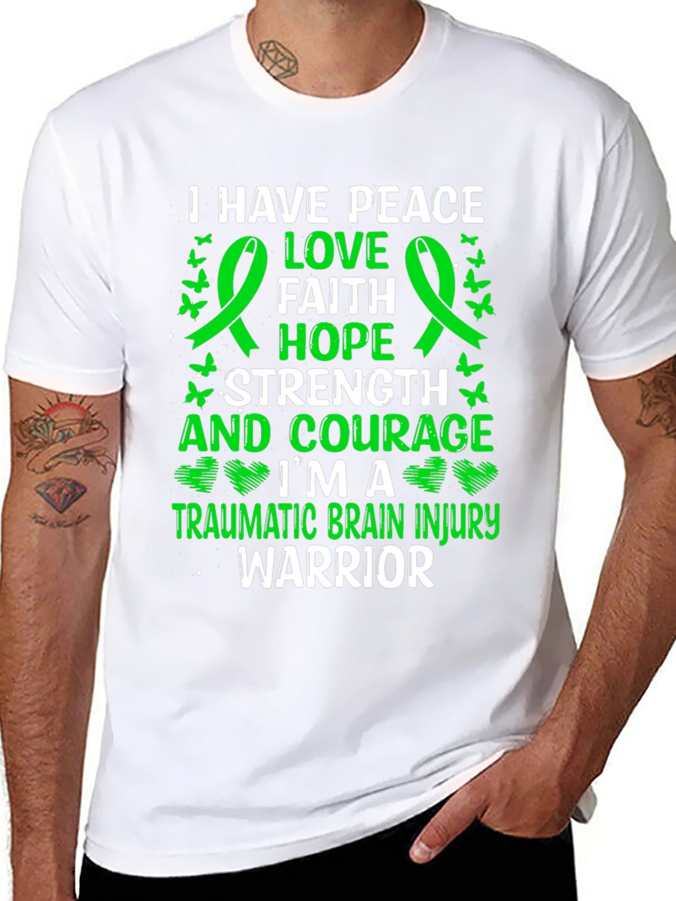 Traumatic Brain Injury Warrior T-Shirt