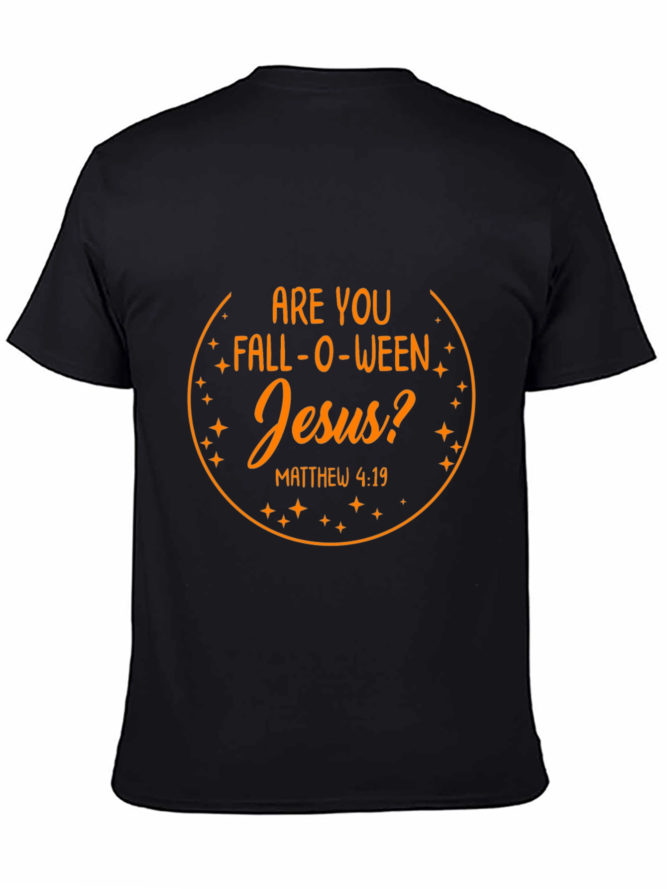 Fall-O-Ween Jesus Graphic Tee - Christian Halloween T-Shirt