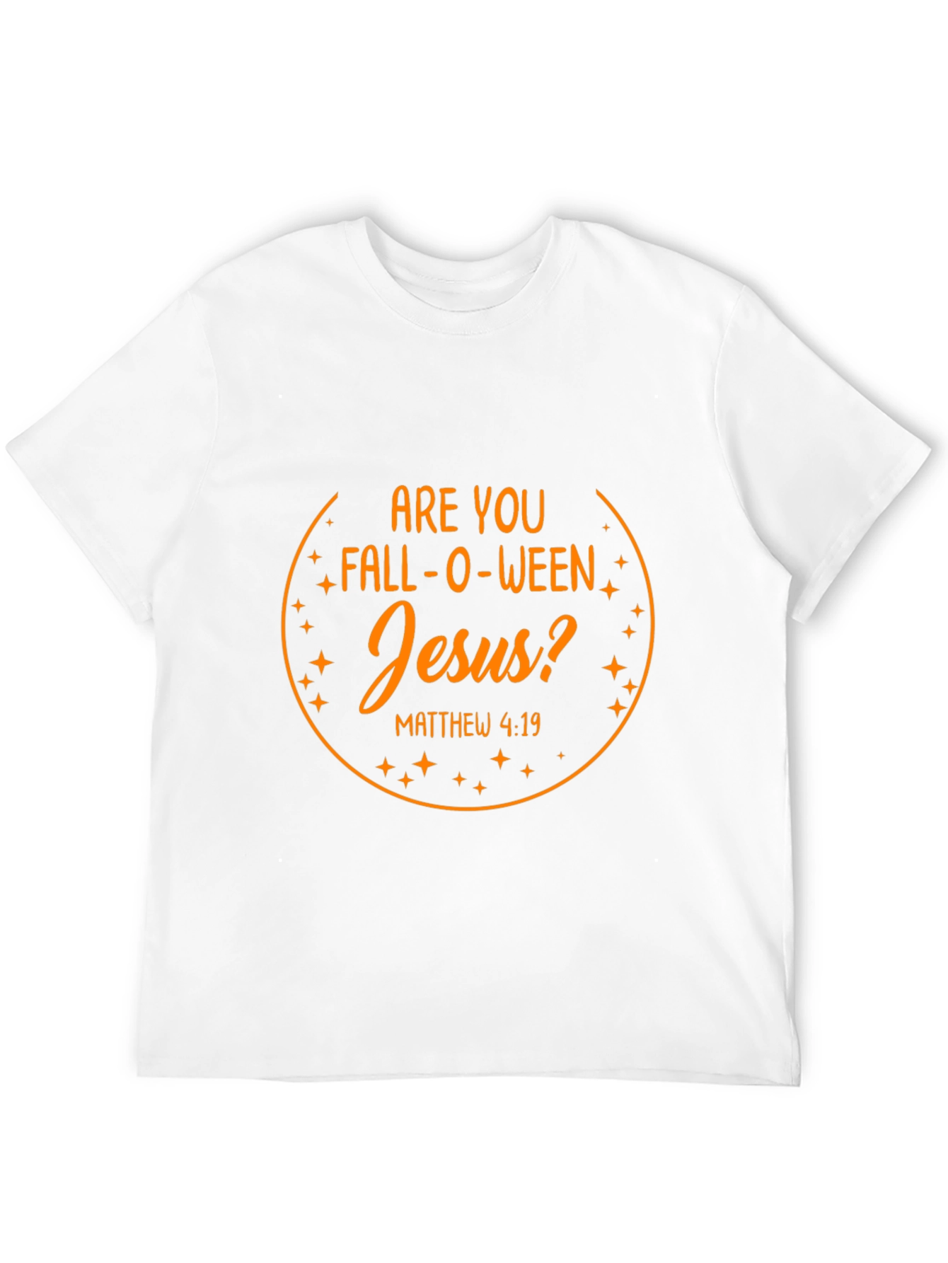 Fall-O-Ween Jesus Graphic Tee - Christian Halloween T-Shirt