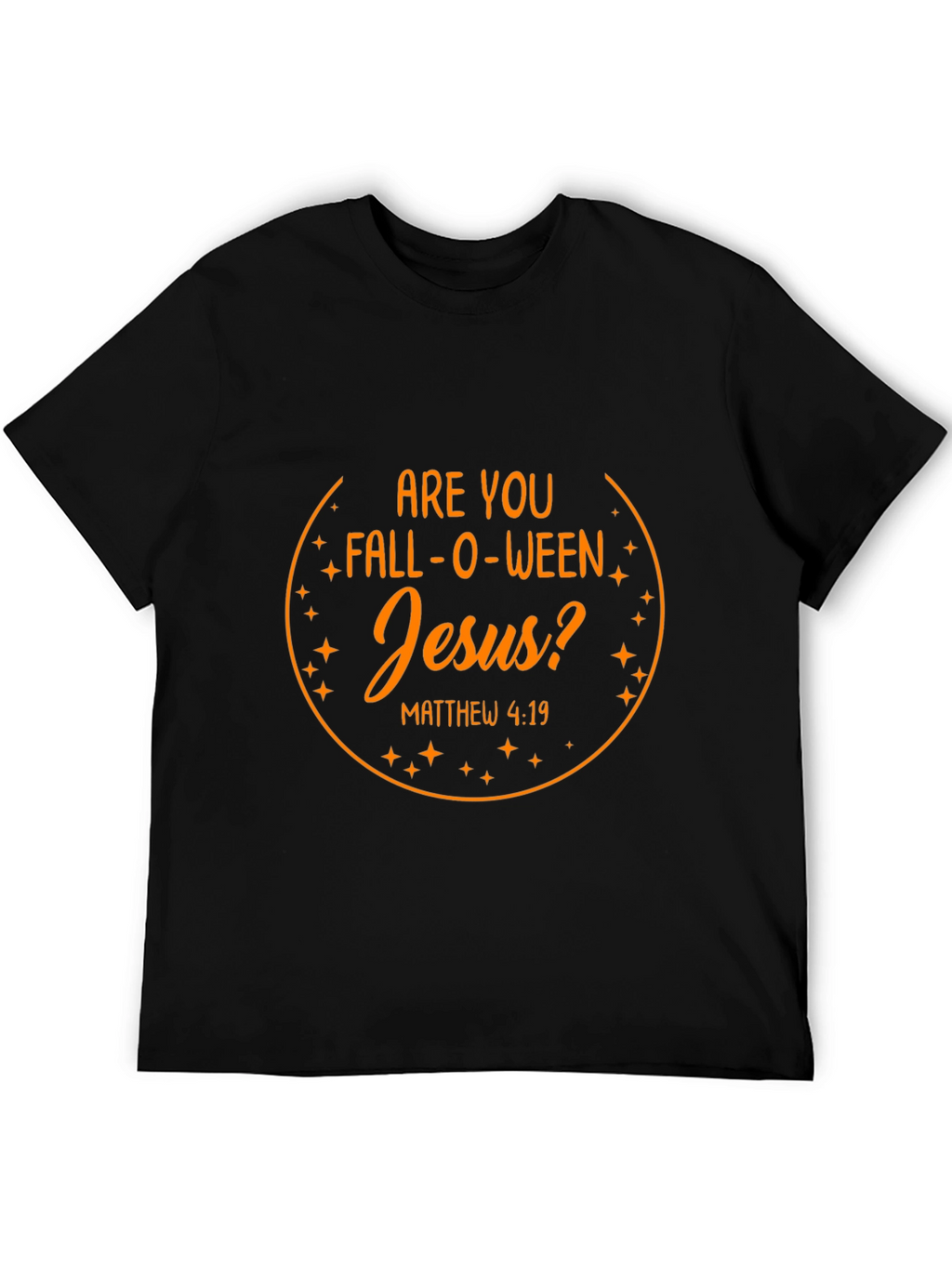 Fall-O-Ween Jesus Graphic Tee - Christian Halloween T-Shirt