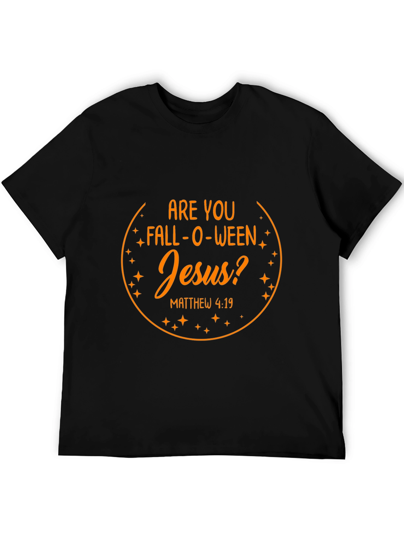 Fall-O-Ween Jesus Graphic Tee - Christian Halloween T-Shirt