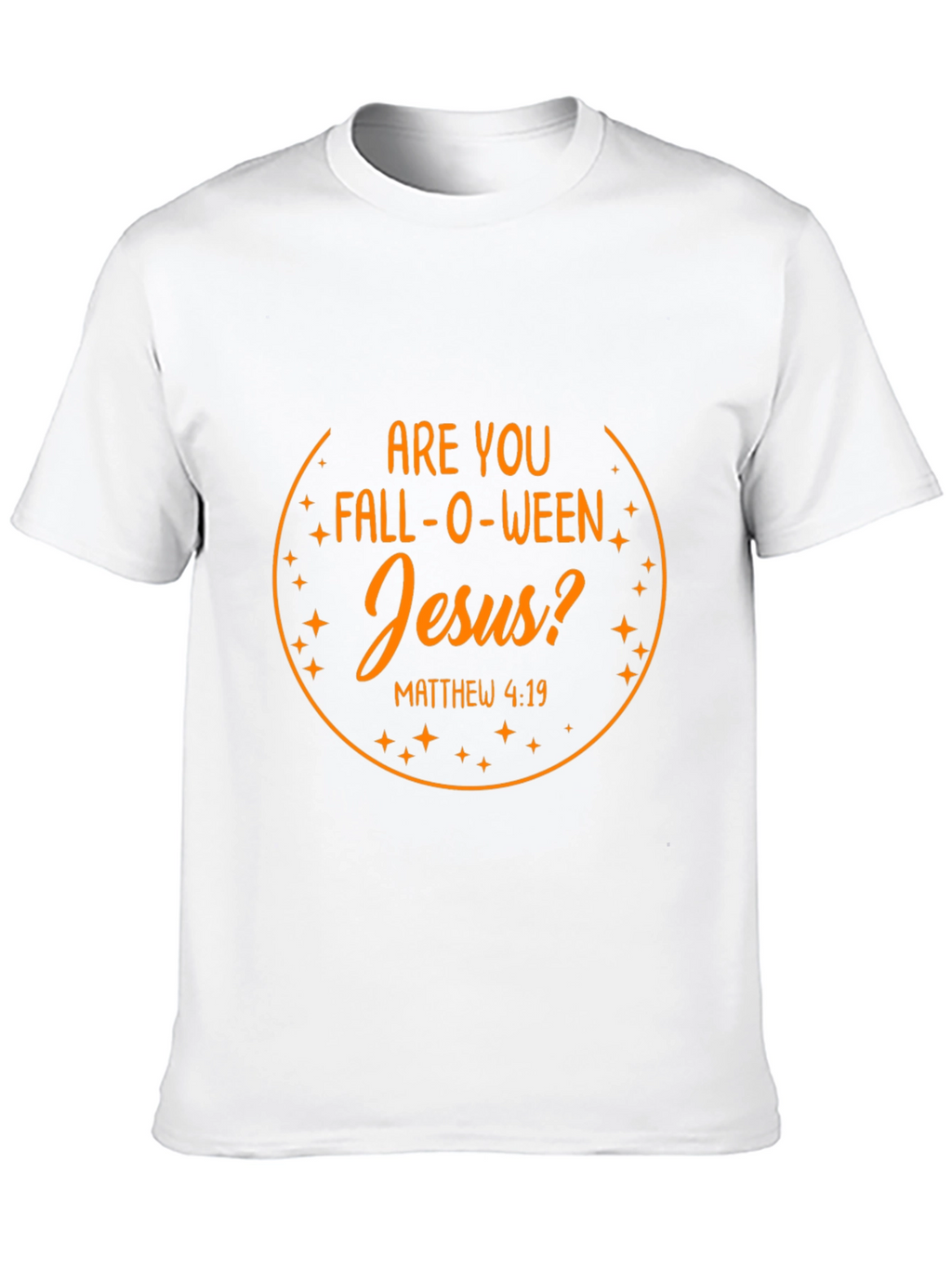 Fall-O-Ween Jesus Graphic Tee - Christian Halloween T-Shirt