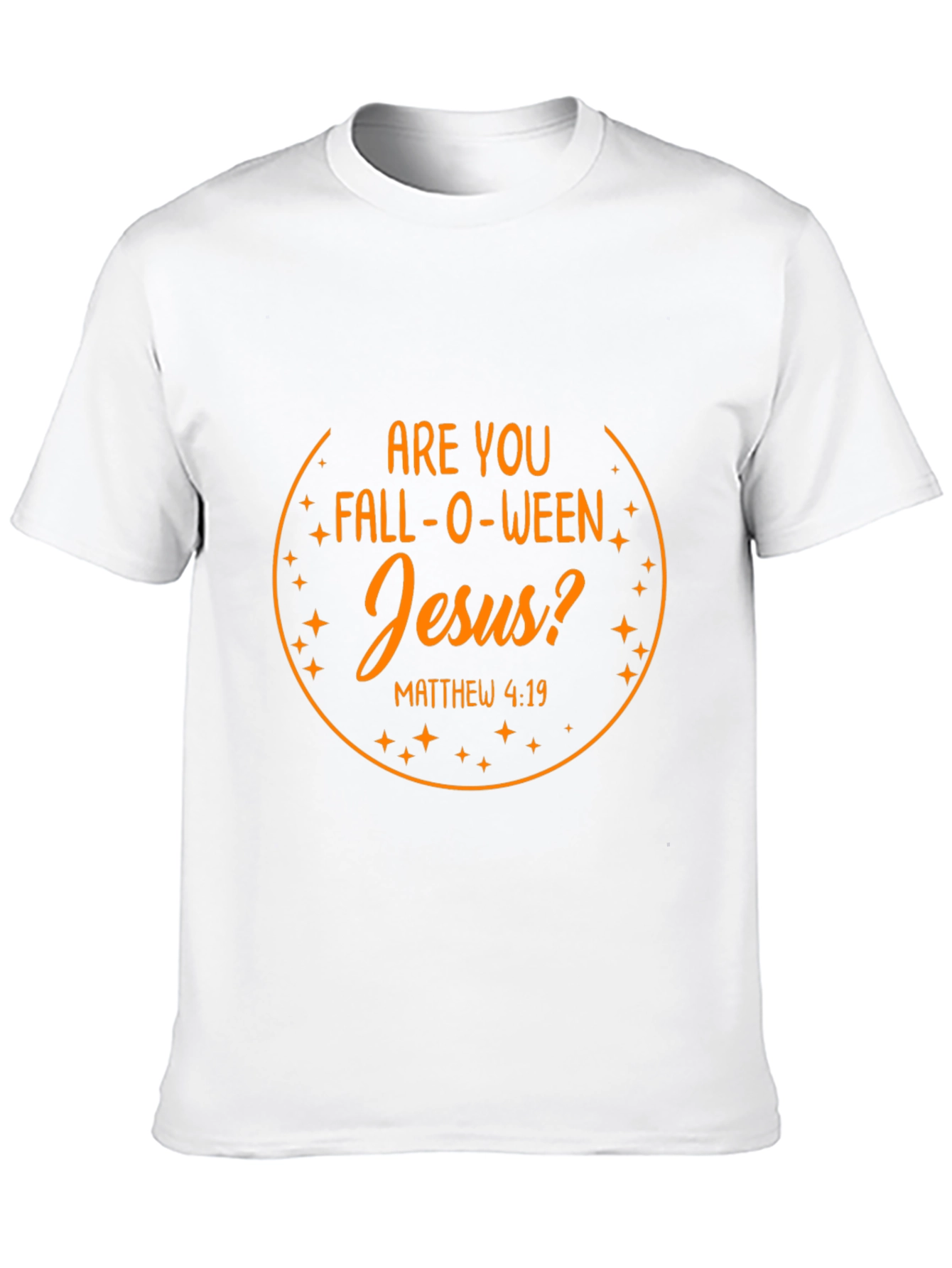 Fall-O-Ween Jesus Graphic Tee - Christian Halloween T-Shirt