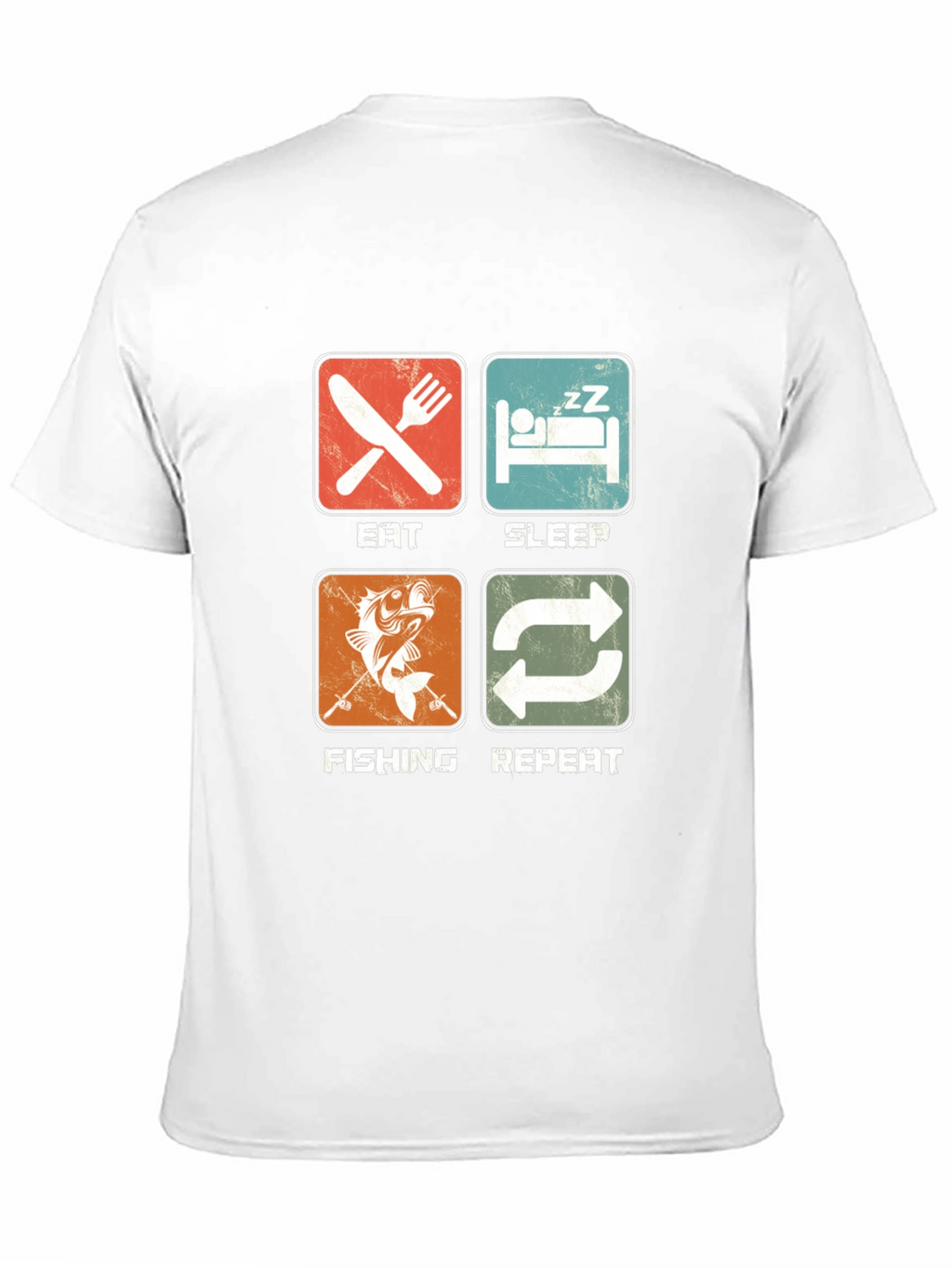 Eat Sleep Fishing Repeat Graphic T-Shirt