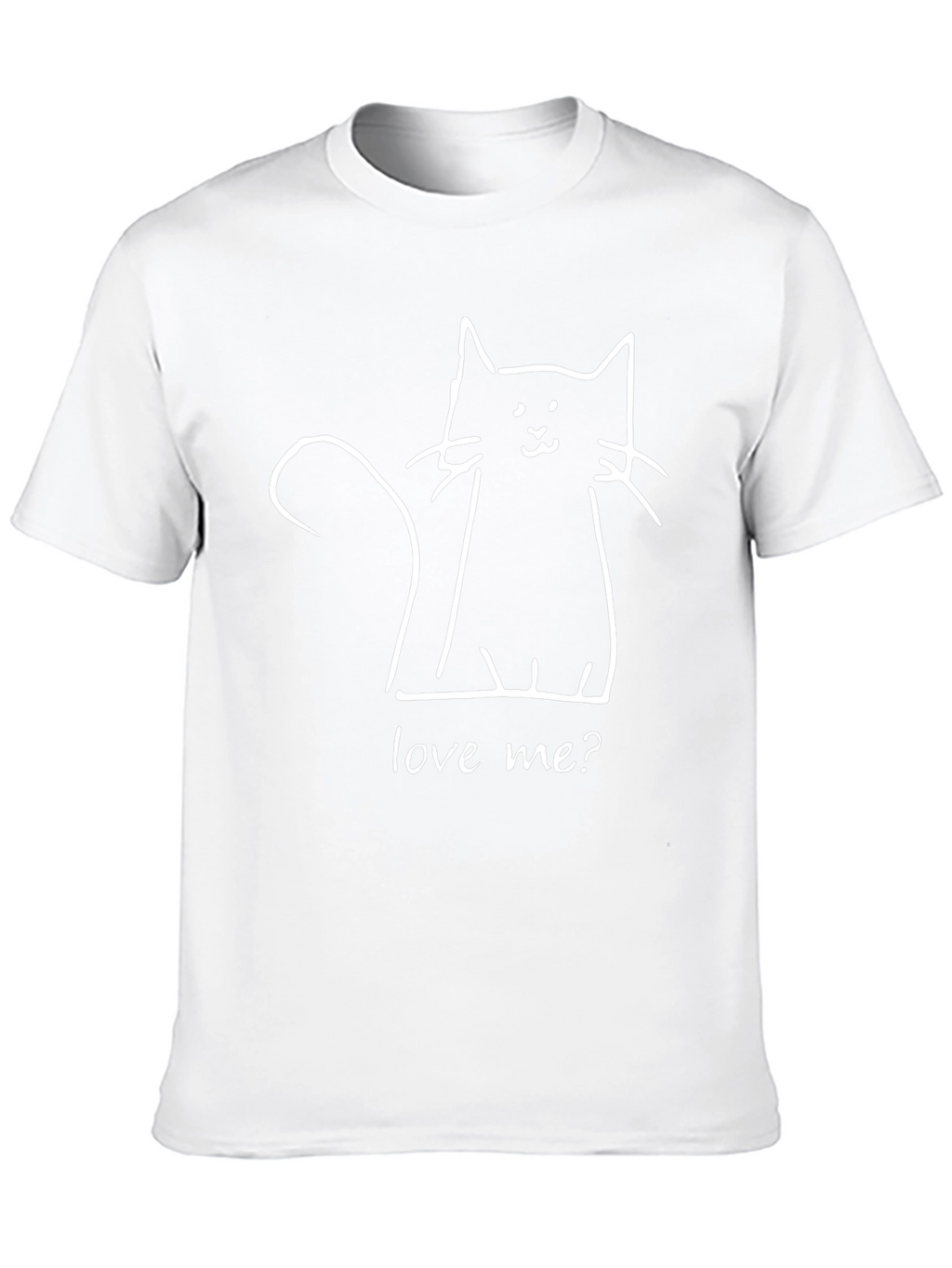 Love Me Cat Graphic Tee - Unisex Soft Cotton