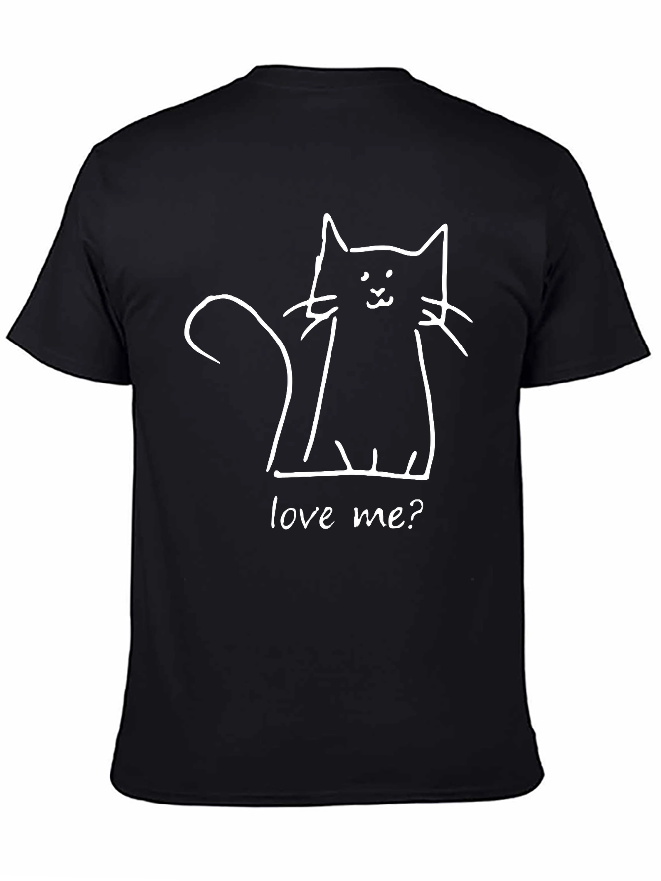 Love Me Cat Graphic Tee - Unisex Soft Cotton