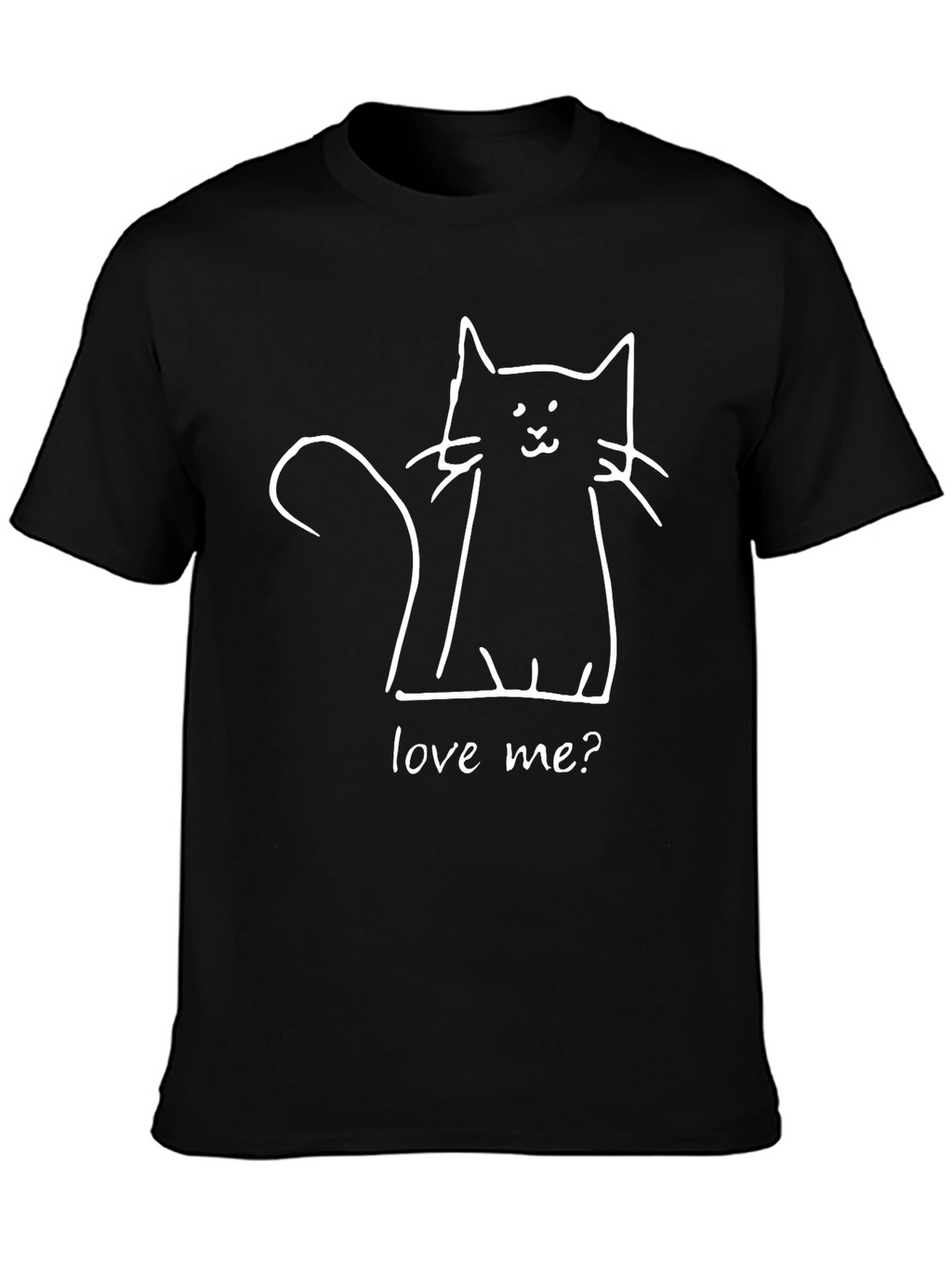 Love Me Cat Graphic Tee - Unisex Soft Cotton