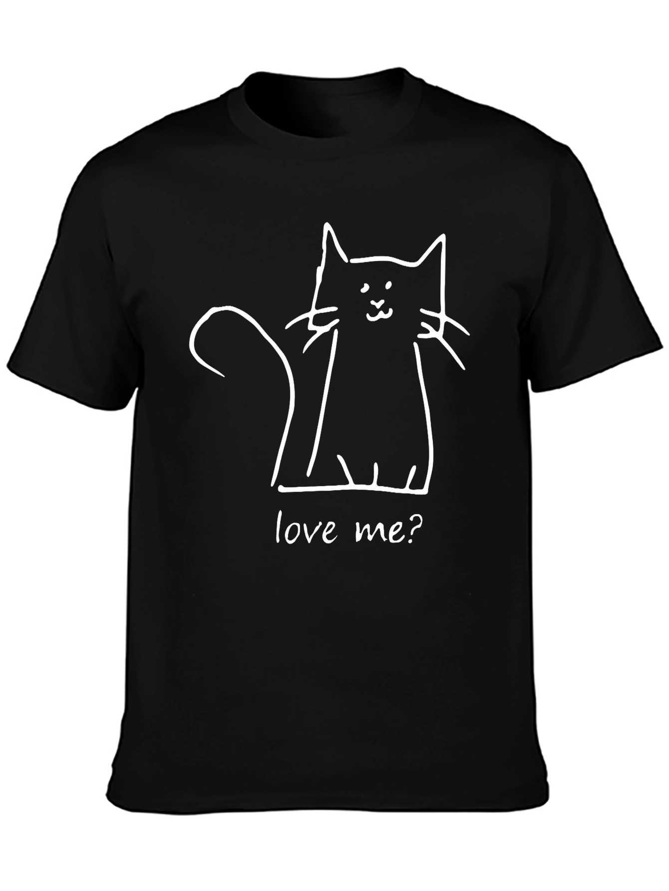 Love Me Cat Graphic Tee - Unisex Soft Cotton