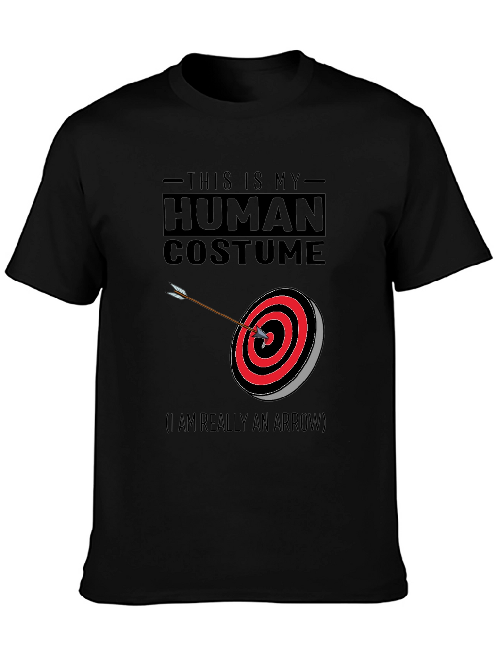 Human Costume Arrow T-Shirt - Novelty Design