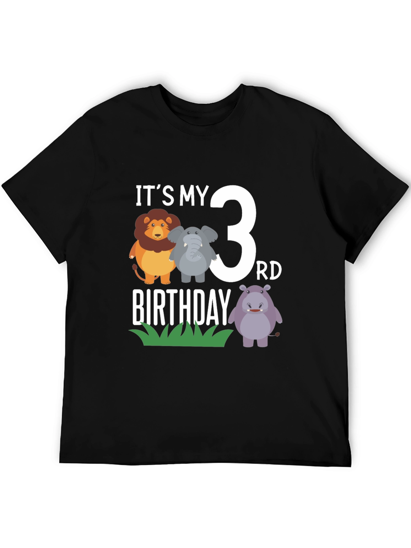 Its My 3rd Birthday T-Shirt - Cute Animals
