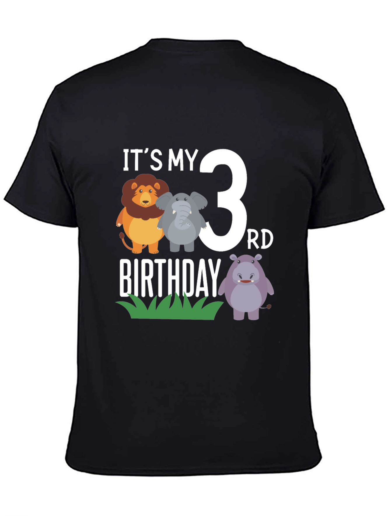 Its My 3rd Birthday T-Shirt - Cute Animals