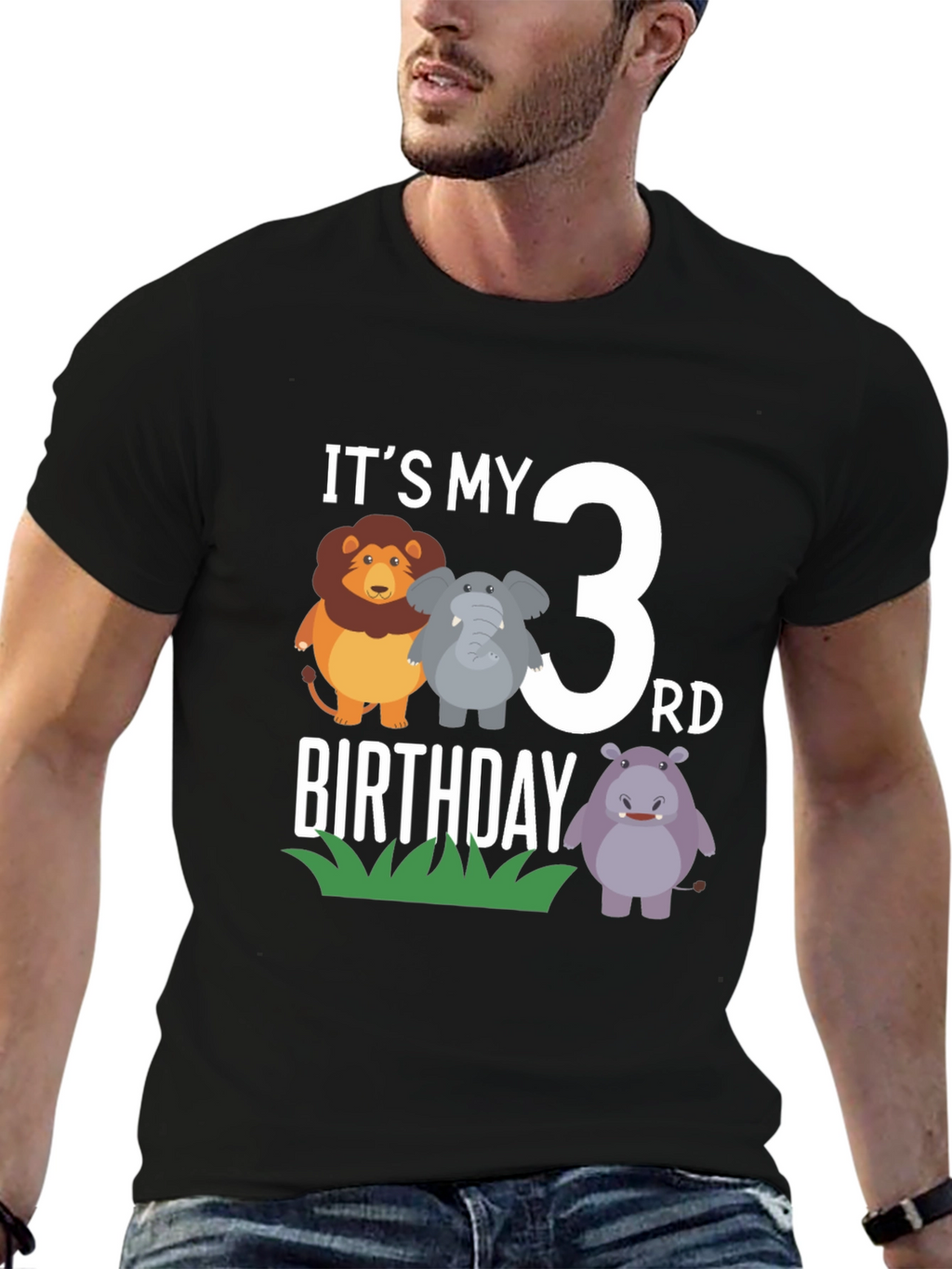 Its My 3rd Birthday T-Shirt - Cute Animals