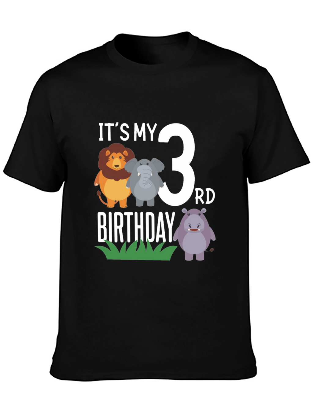 Its My 3rd Birthday T-Shirt - Cute Animals