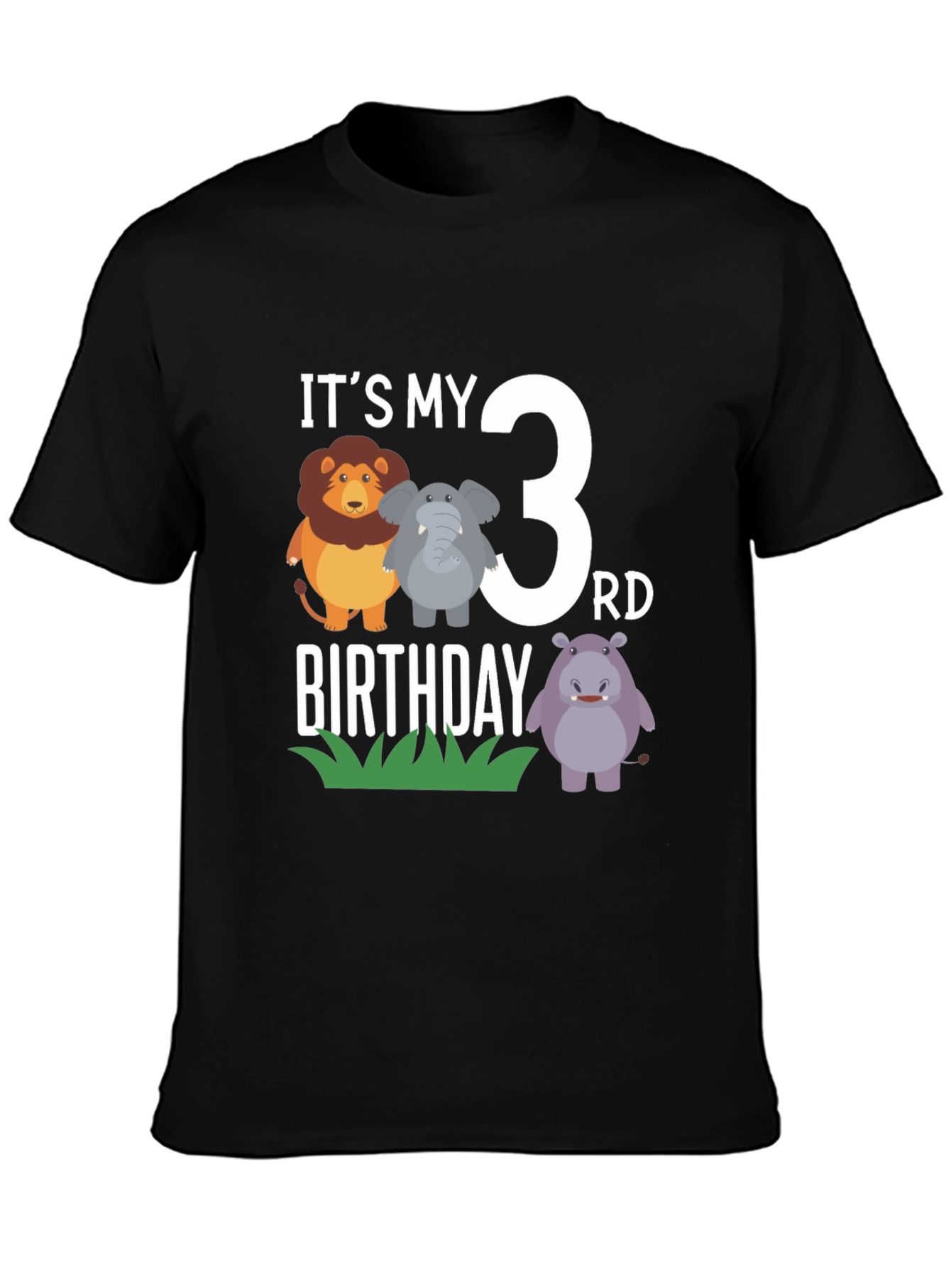 Its My 3rd Birthday T-Shirt - Cute Animals