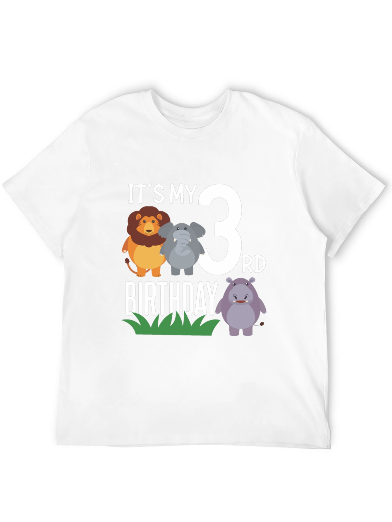 Its My 3rd Birthday T-Shirt - Cute Animals