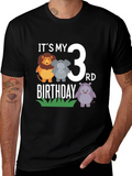 Its My 3rd Birthday T-Shirt - Cute Animals
