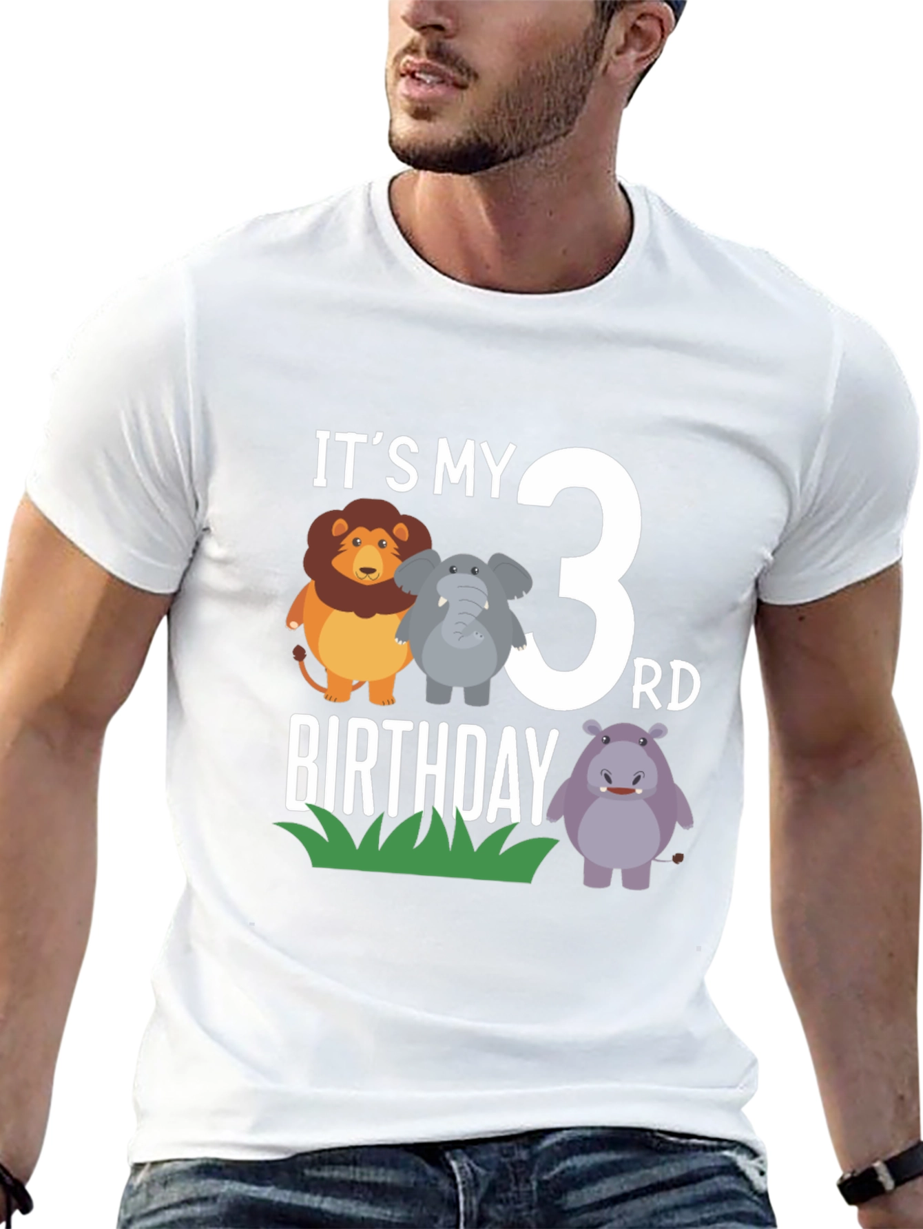 Its My 3rd Birthday T-Shirt - Cute Animals