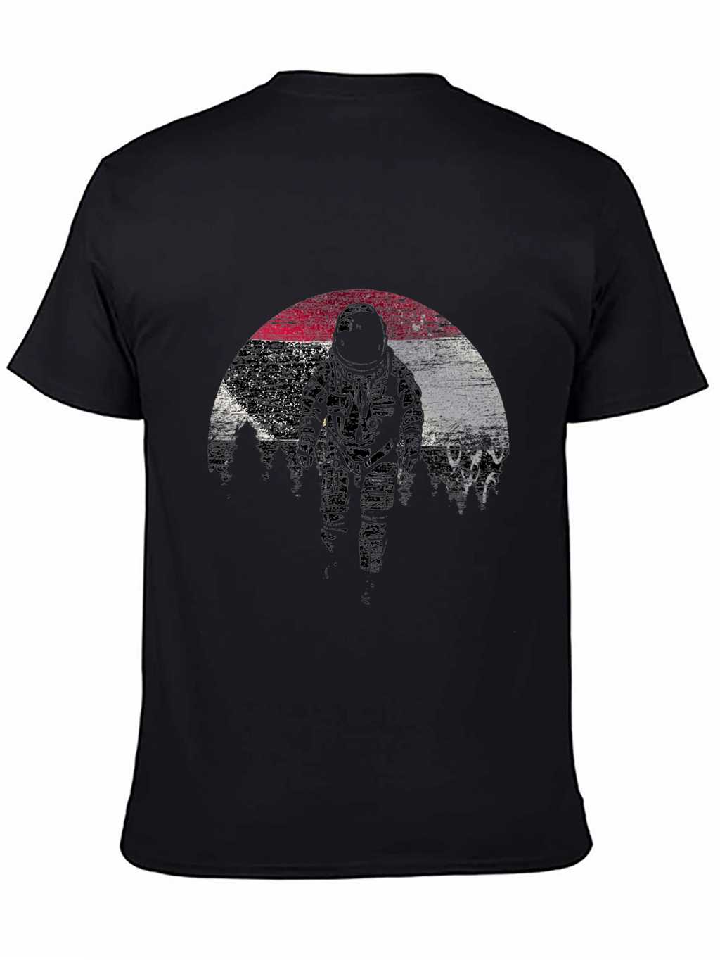 Astronaut Graphic T-Shirt - Black
