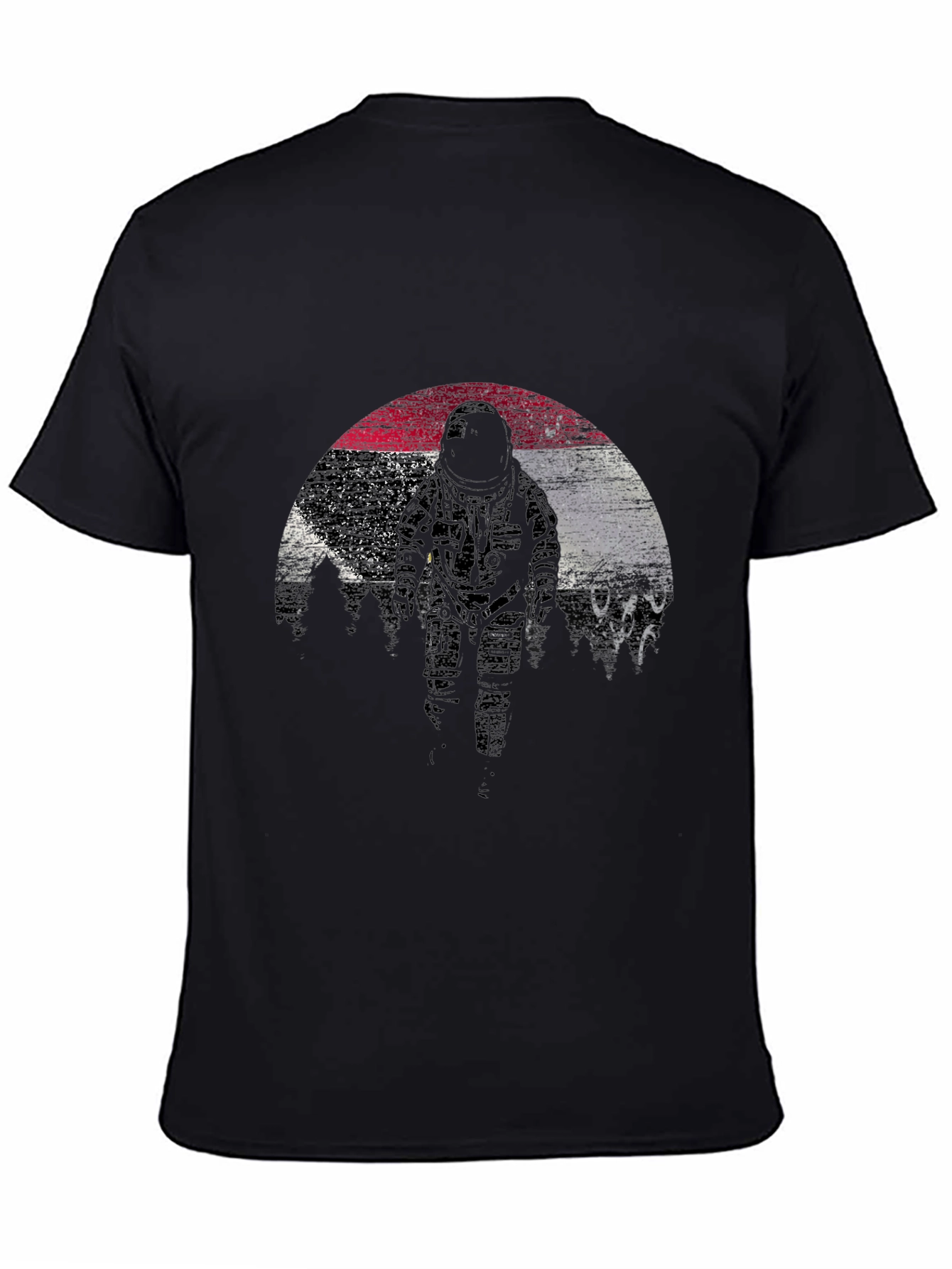 Astronaut Graphic T-Shirt - Black