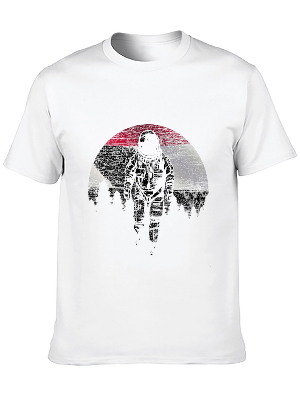 Astronaut Graphic T-Shirt - Black