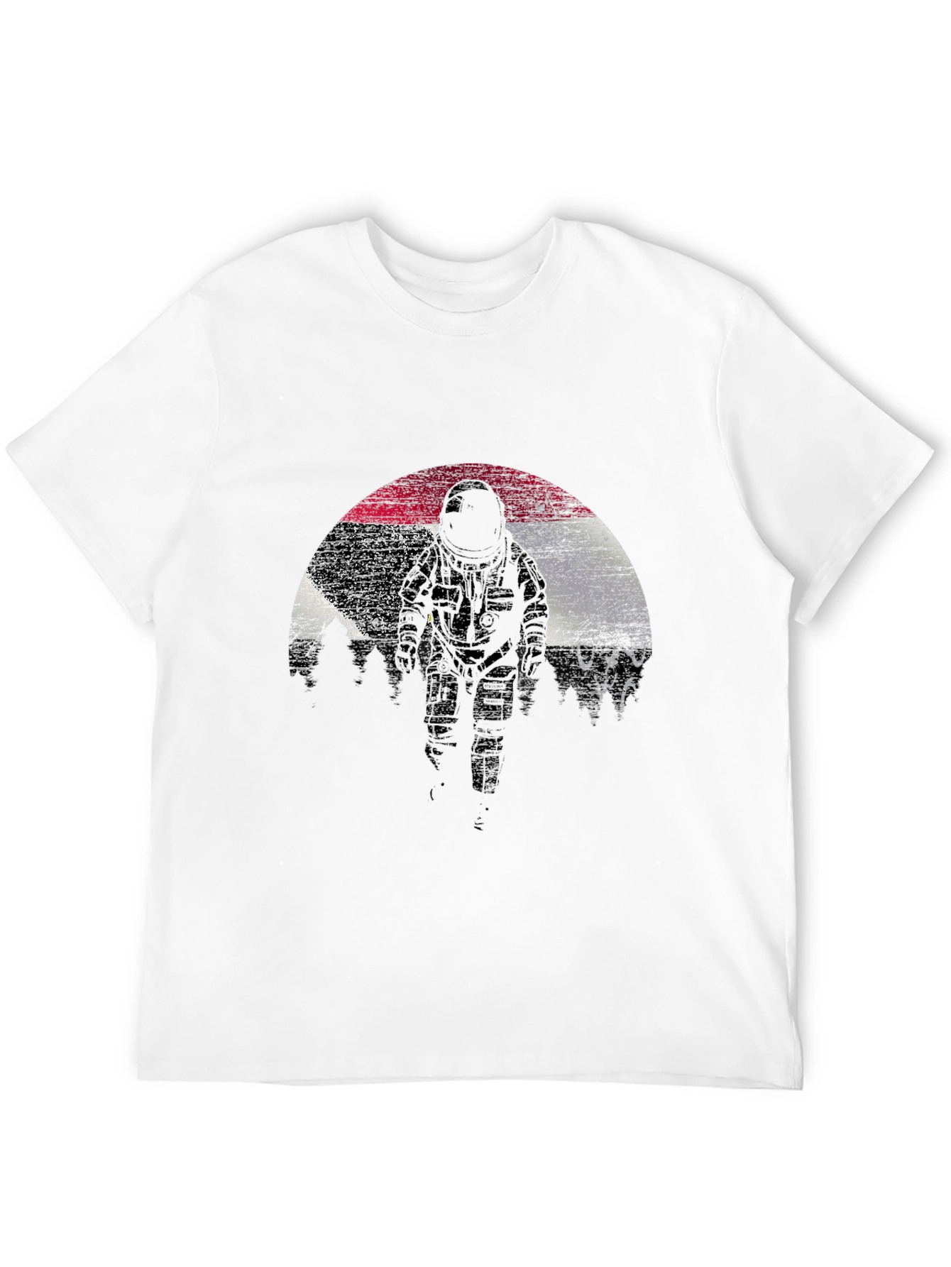 Astronaut Graphic T-Shirt - Black