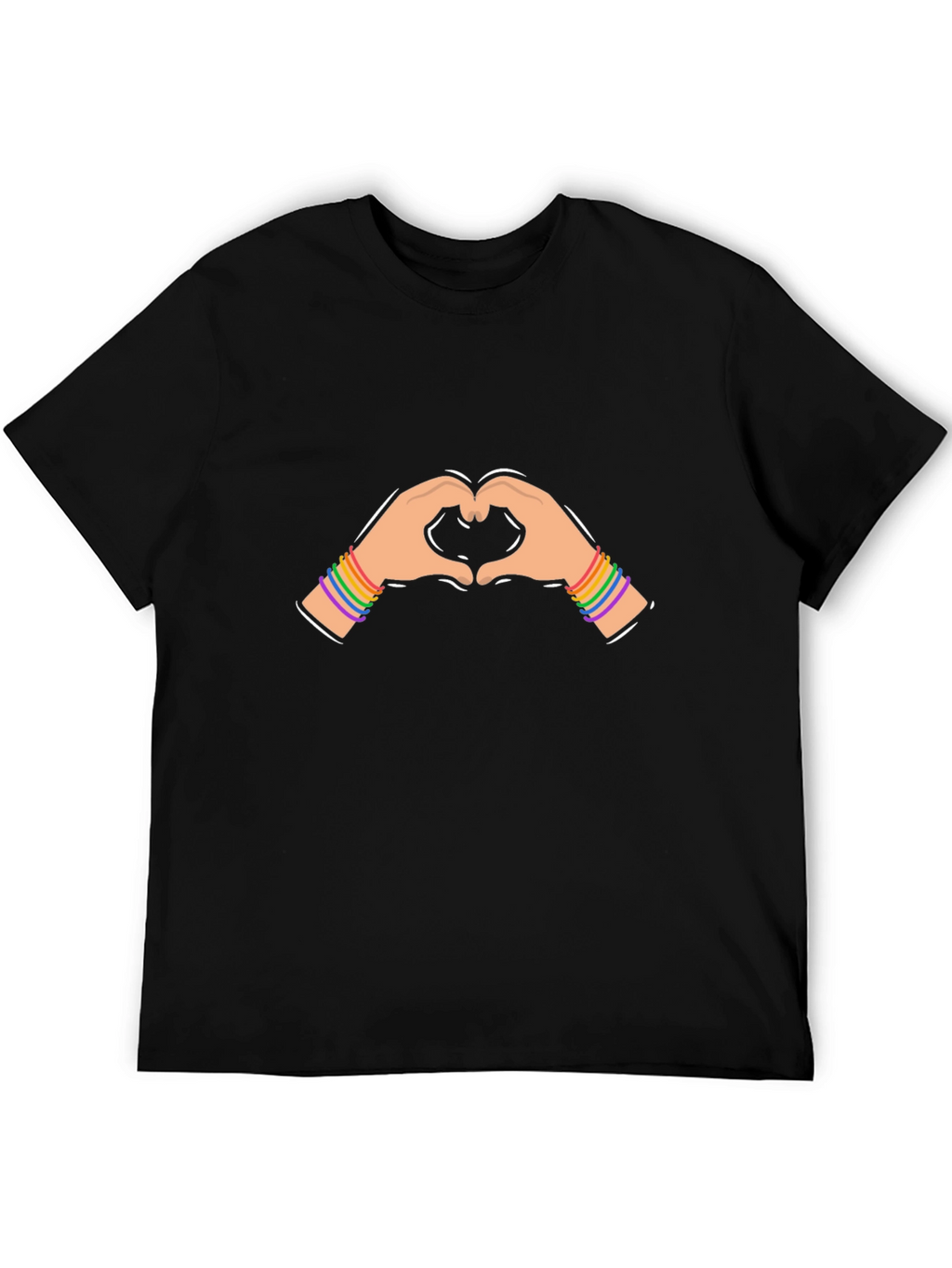 LGBTQ+ Heart Hands Pride T-Shirt
