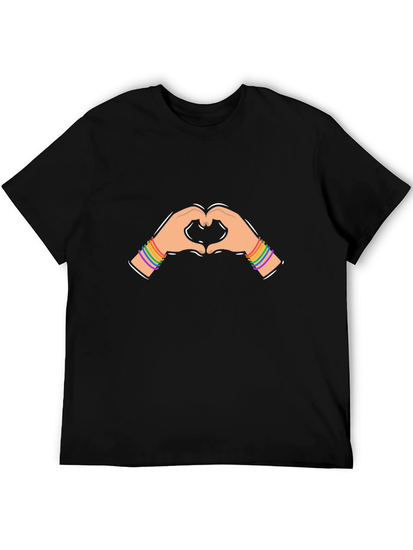 LGBTQ+ Heart Hands Pride T-Shirt