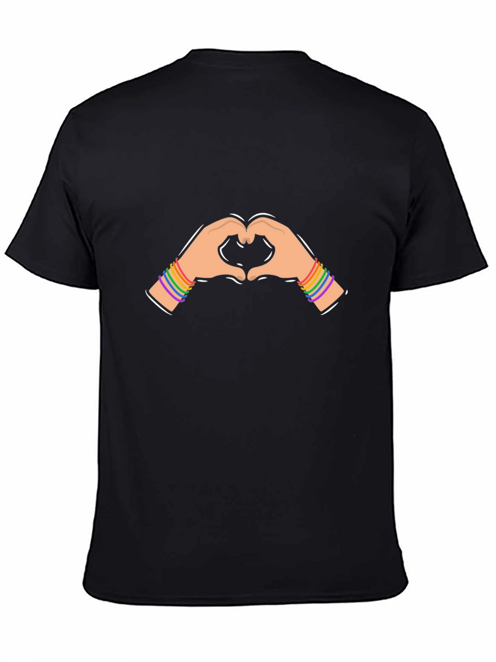 LGBTQ+ Heart Hands Pride T-Shirt