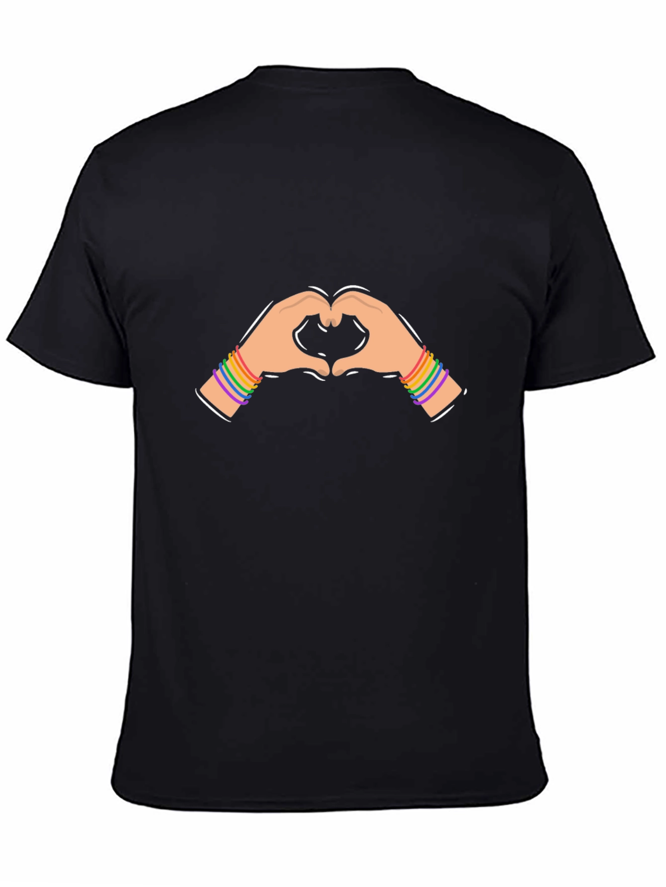 LGBTQ+ Heart Hands Pride T-Shirt