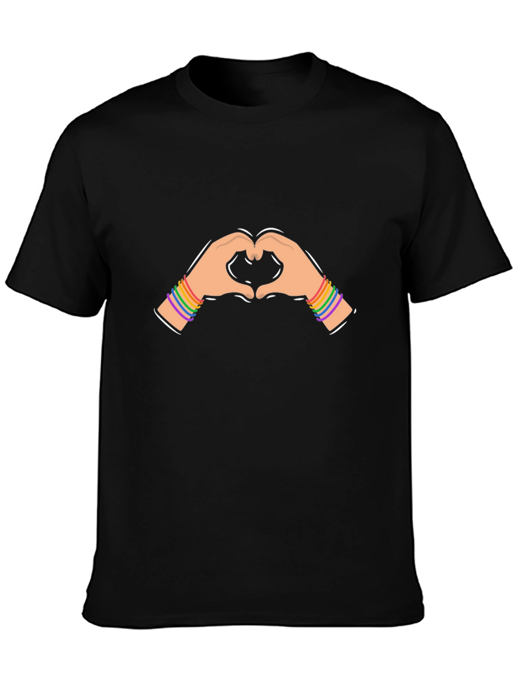 LGBTQ+ Heart Hands Pride T-Shirt
