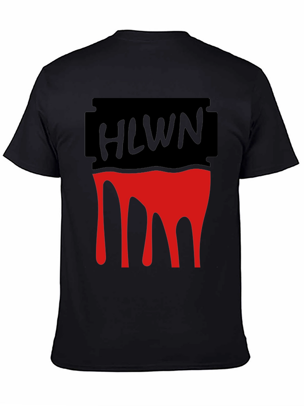 HLWN Razor Blade Drip Graphic T-Shirt
