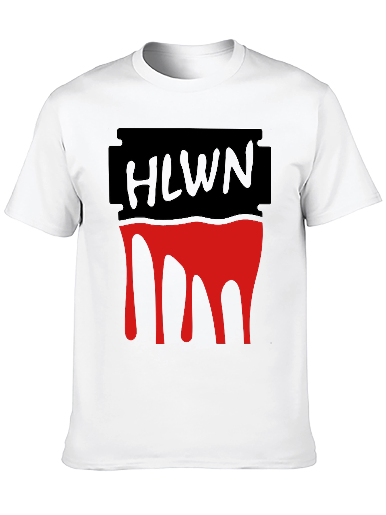 HLWN Razor Blade Drip Graphic T-Shirt