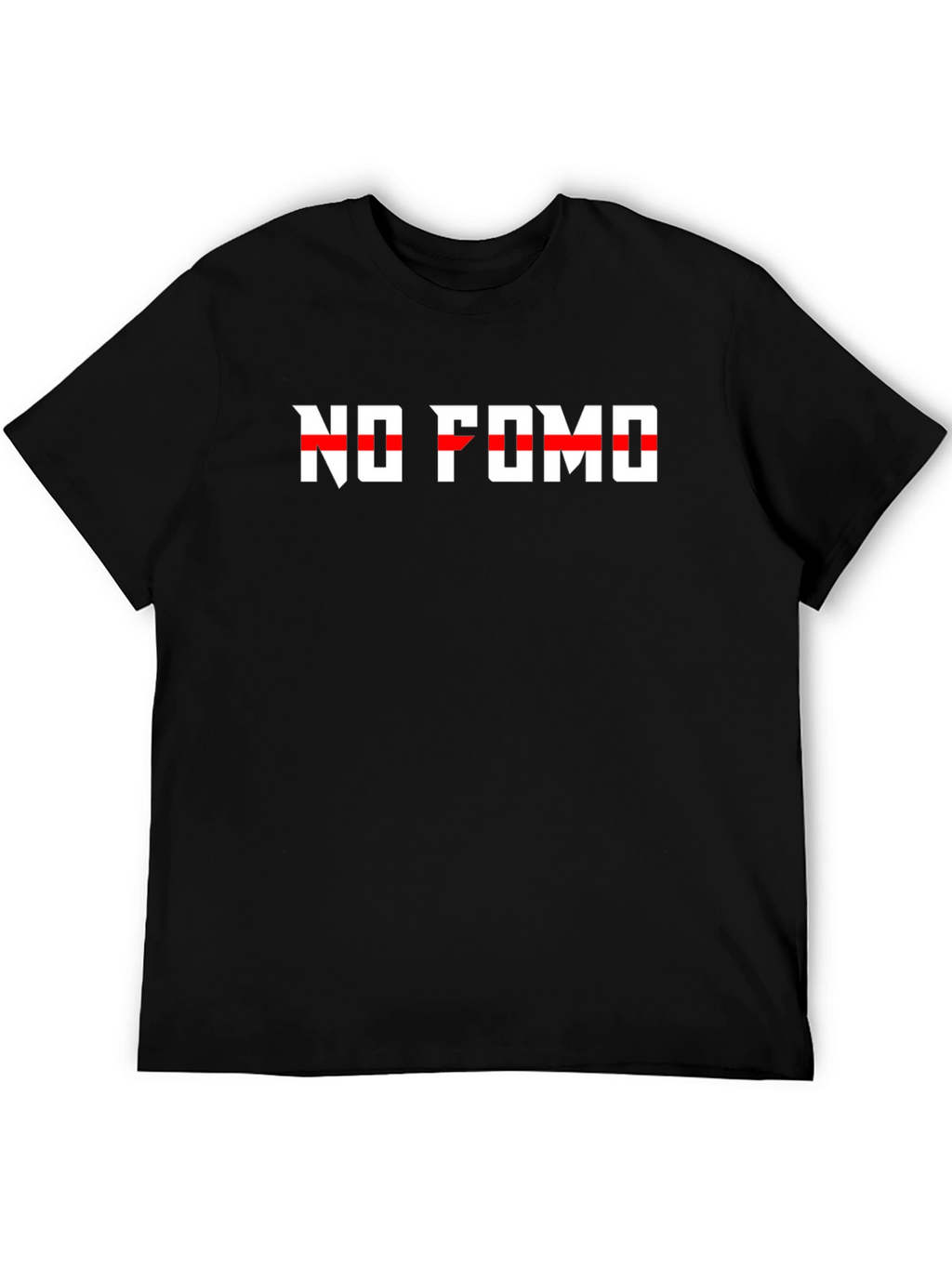 No FOMO Black Graphic Tee