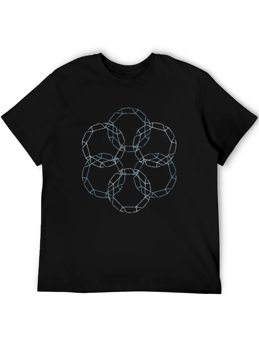 Geometric Rings Graphic T-Shirt - Modern Design