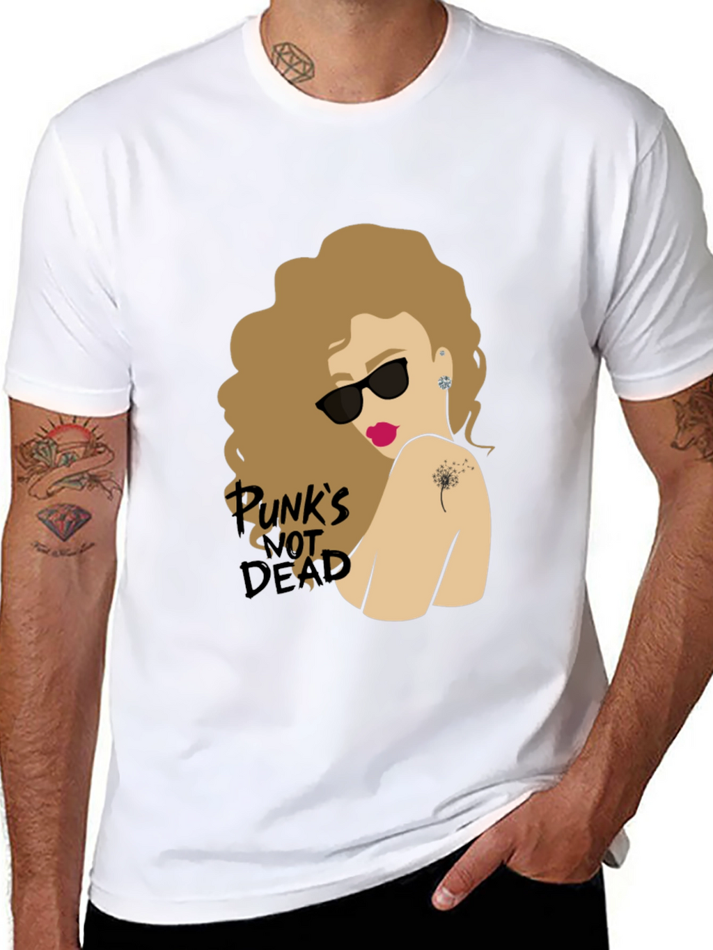 Punks Not Dead Graphic Tee - Unisex
