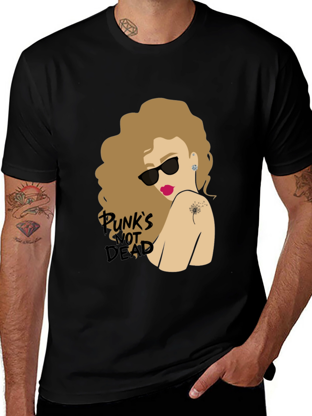 Punks Not Dead Graphic Tee - Unisex