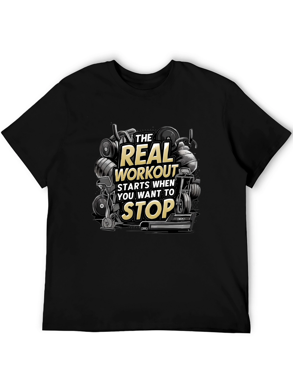 Workout Motivation Tee - The Real Workout