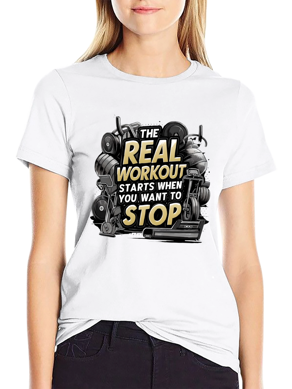 Workout Motivation Tee - The Real Workout