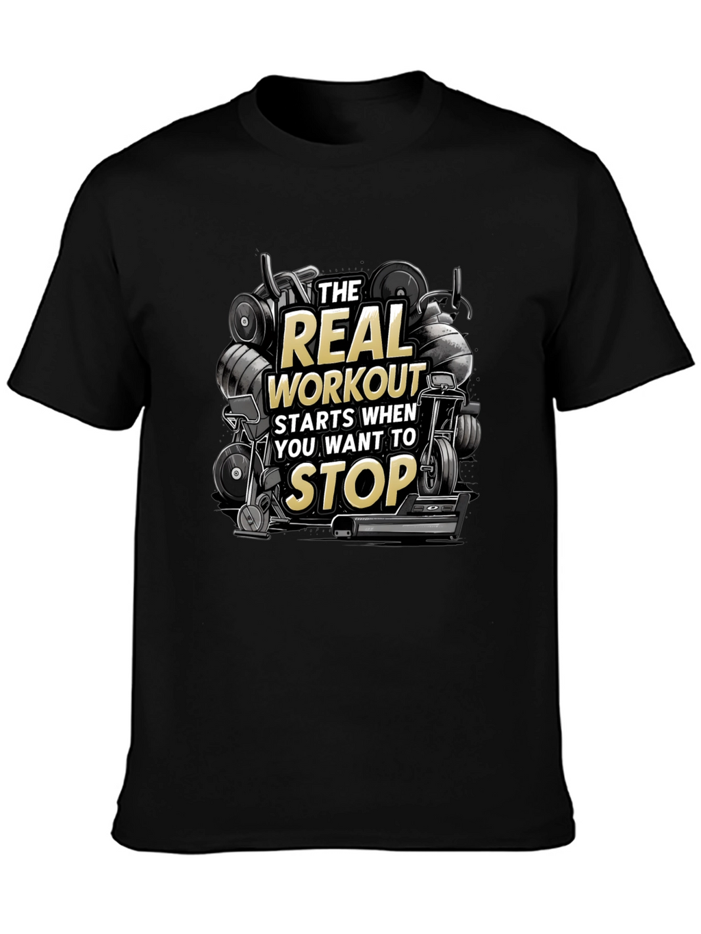 Workout Motivation Tee - The Real Workout