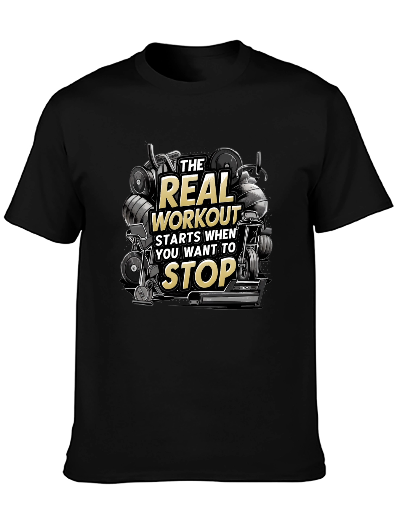 Workout Motivation Tee - The Real Workout