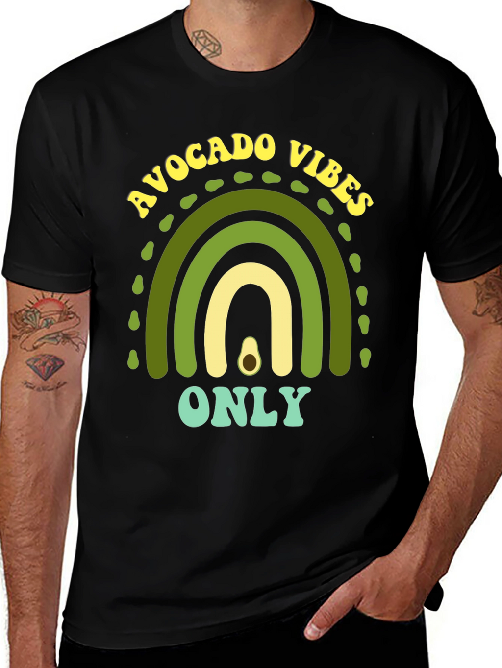Avocado Vibes Only Graphic Tee
