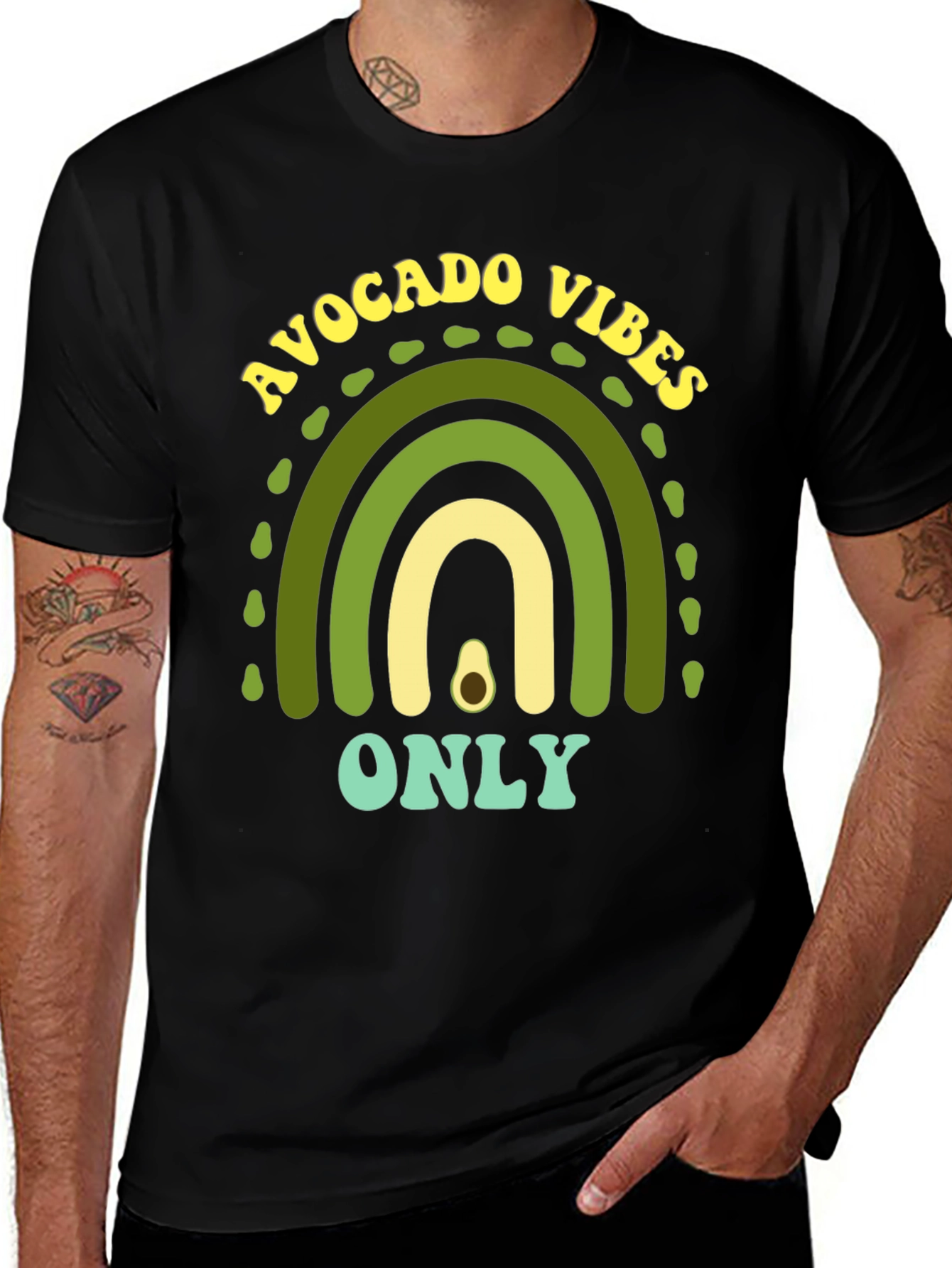 Avocado Vibes Only Graphic Tee