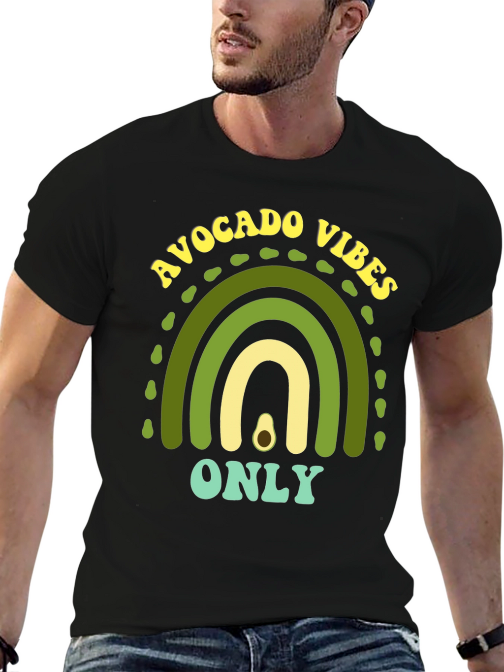 Avocado Vibes Only Graphic Tee