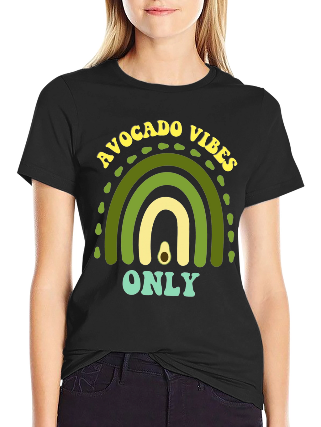 Avocado Vibes Only Graphic Tee
