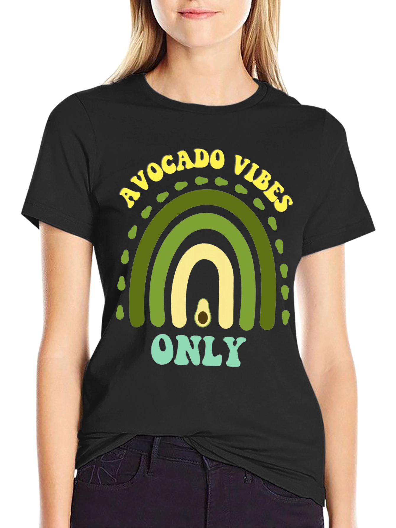Avocado Vibes Only Graphic Tee