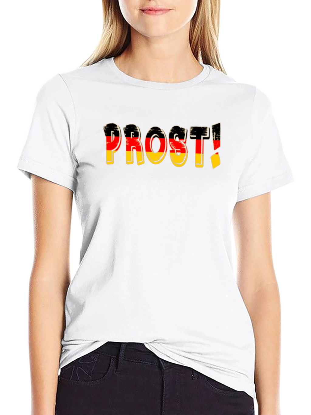 Prost! German Flag T-Shirt - Oktoberfest Beer Drinking Tee