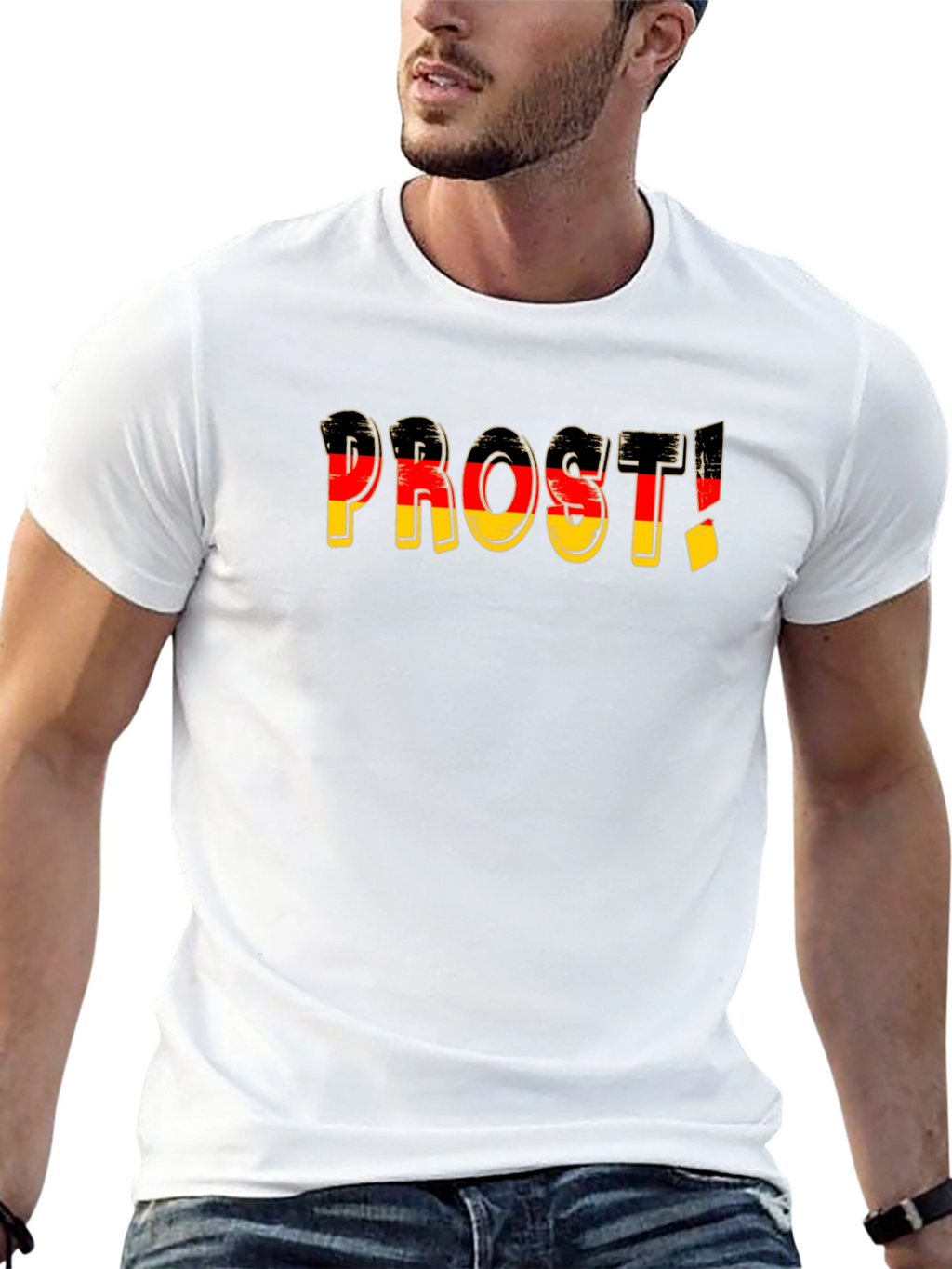 Prost! German Flag T-Shirt - Oktoberfest Beer Drinking Tee